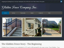 Tablet Screenshot of gliddenfencecoinc.com